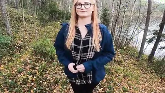 REDHEED young sluts trip to the forest ended up into