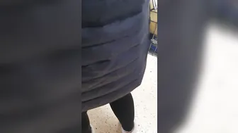 Step cougar inside african pants got pounded inside supermarket by step son