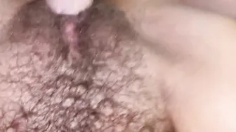 unshaved step sis gotten banged and jizzed by gigantic red bushy penis step guy