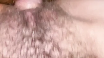 unshaved step sis gotten banged and jizzed by gigantic red bushy penis step guy
