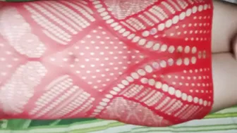 Cum on a red dress whore fiance