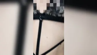 stepbrother banged his stepsister into the throat  smeared lipstick. five orgasms