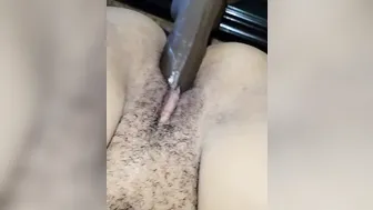 Having Fun with my new 9 inch sex toy practice makes AMAZINGLY HOT