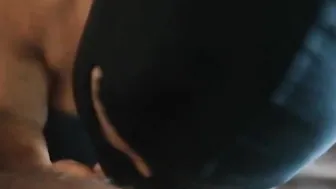 Deep throat fellatio mask