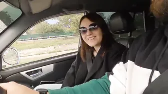 sexy fellatio into the vehicle and cheeky pegging into a