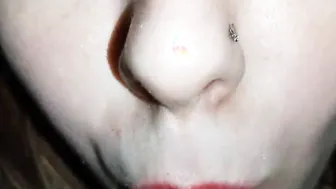 My girlfriend licked the chupa chups thinking it was a