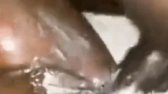 She couldnt stop cumming  creaming on ma cock her twat so gud