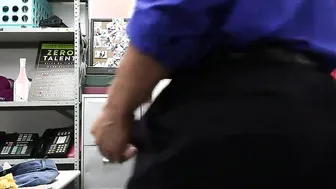 Security officer loving the moment as he fucks these Bombshell ladies