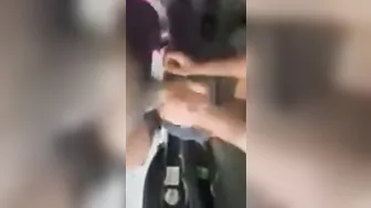 Taking cock into the vehicle
