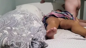 My stepson fuck me right into front of my hubby cuckold stepdad taboo
