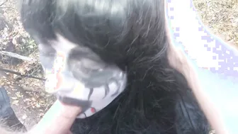 Happy Halloween. Whore witch caught up with me inside the forest and blown my cock