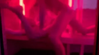 JNDTY - hot steamy nailed with blonde cougar into the outdoor sauna