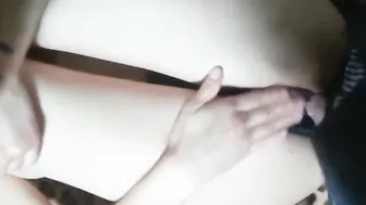 My friends Gf inside pink g-string
