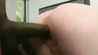 Pounded the unfaithful wifey by a huge african cock rough to dive inside it screamed from deep in