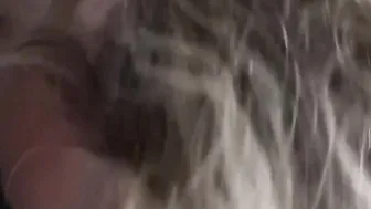 Deep throating cougar ho titty fucks