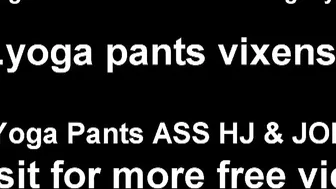 I love how my yoga leggings are just barely watch thru JOI