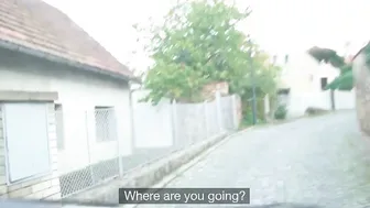 DEVIANTE - Homeless Dark Haired Confesses Before Deeply Fellatio and Rough Hard Anal Sex