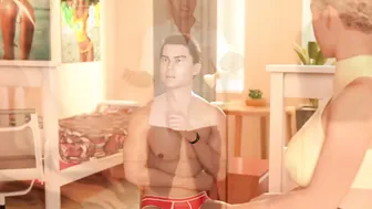 Bondage Locator Week two Part 28 (READ ALOUD w/ inside game voices  sound) Kevin eats cum from Choles butt