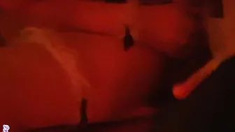the horrible Halloween night is left with an orgasm between ghosts