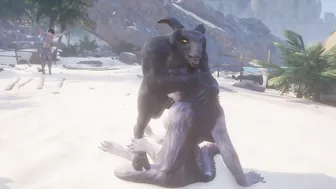 Wild Life porn video – Wild Life / Rasha Furry Wolf cunt with mouth at the Beach