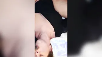Cougar caught masturbating big black dick takes over while she blows his nuts and gags on his dick