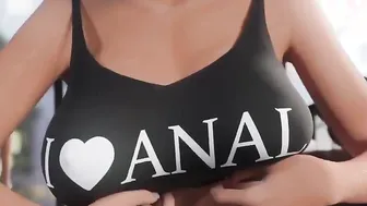【MMD R-teenie SEX DANCE】TASTY HUGE BIT INSIDE THE GYM ANAL GF 甘い喜び [MMD]