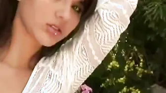 Turned On Dark Haired Shyla Jennings Finger Fucks Her Leaking Cunt Poolside