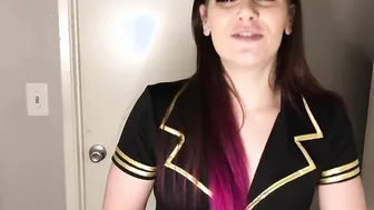 Brooke Farts As A Flight Attendant