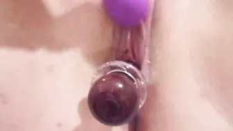 Crazy talking Daddy allows me to cum after edging and I gush everywhere