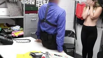 Pure 19 year old screwed by security for shoplifting