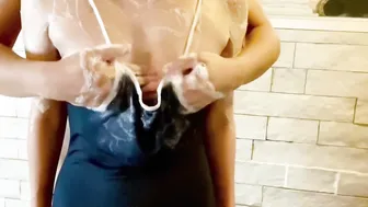 【個人撮影】①つるぺたOLにスクール水着を着せて生中出し！反則的にエロい…