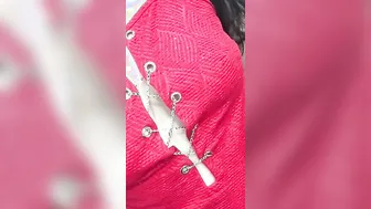 My is filmed showing her twat into the restroom of her university