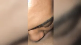Daddy eats my swollen vagina