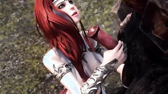Skyrim porn video – Troll fucks a big boobed hot | Huge Dick Monster | 3D Porn