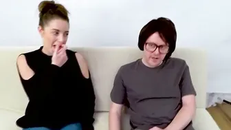Real bimbo blows Yorkshire geeks