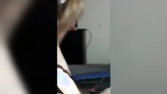 Giving daddy a nice head