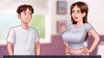 SUMMERTIME SAGA #23 • Big Titted dark hair is waiting nude and ready into