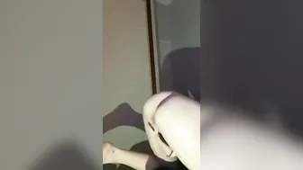 Petite cunt with mouth does strip tease  masturbates