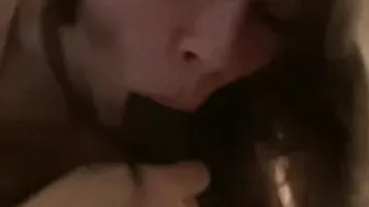 Sucking Off on the Neighbor Penis part two: make him cum inside my mouth