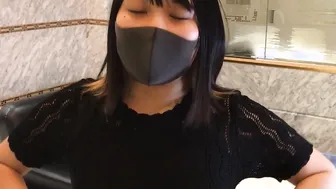 アイドル顔の美少女の魔性のフェラチオ→顔射①。Idol-faced hairdressers demonic fellatio → facial ejaculation①。