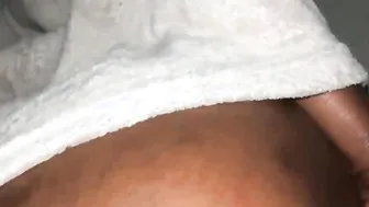 Hand inside booty