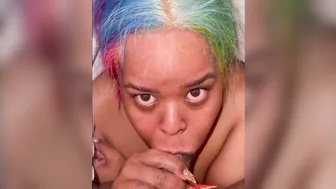 Gets Boned By 2 Huge Cocks