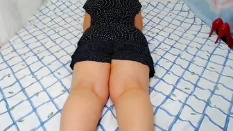 Brookrolins porn video – Пышная мадам в сексуальном платьице показывает свои прелести