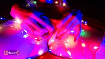 Boned through a Garland of Lights and Cumshot into the Snow Maiden