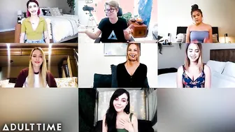 Award-Winning Lesbian Threesome - Girls Unite to Claim Their Prize