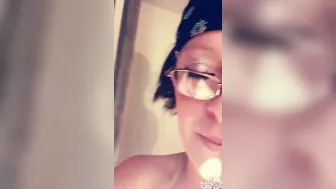 Smoking peeing  bimbo MILF