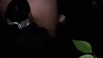 Booty licking into outdoor inside dark forest - Lesbo Illusion Girls