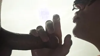The Most Stunning Head. Very Leaking Fellatio. Throat Bj.