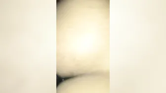 Lightskin african throwing booty back on big black dick 