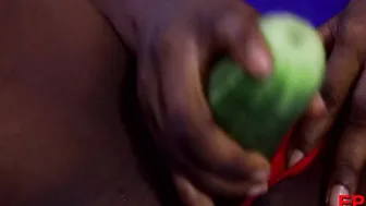 I will use my cumcuber since there is no sex toy